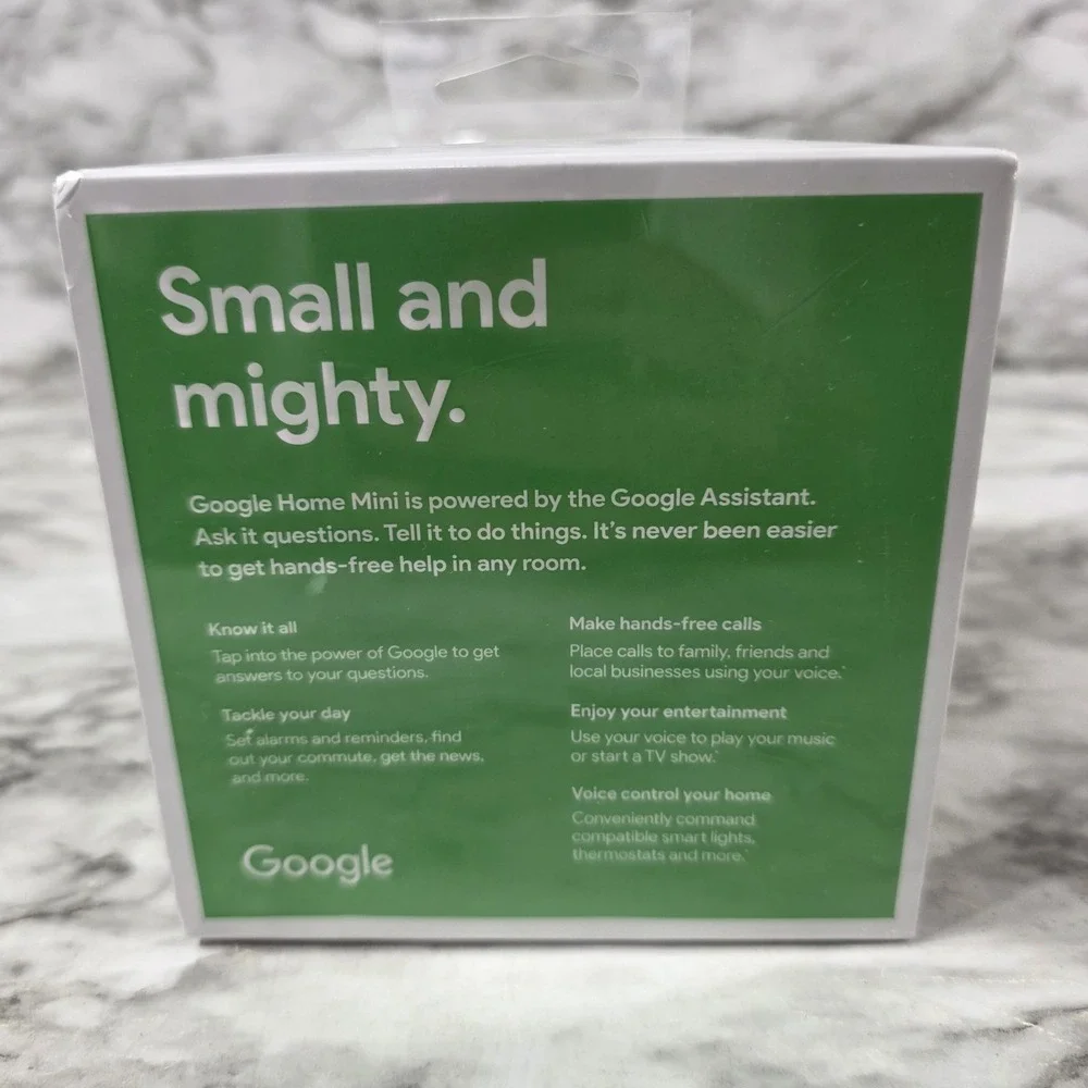 Google Home Mini - Charcoal (GA00216-US) Brand New Sealed